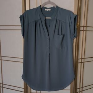 Pleione Cap Sleeve Blouse